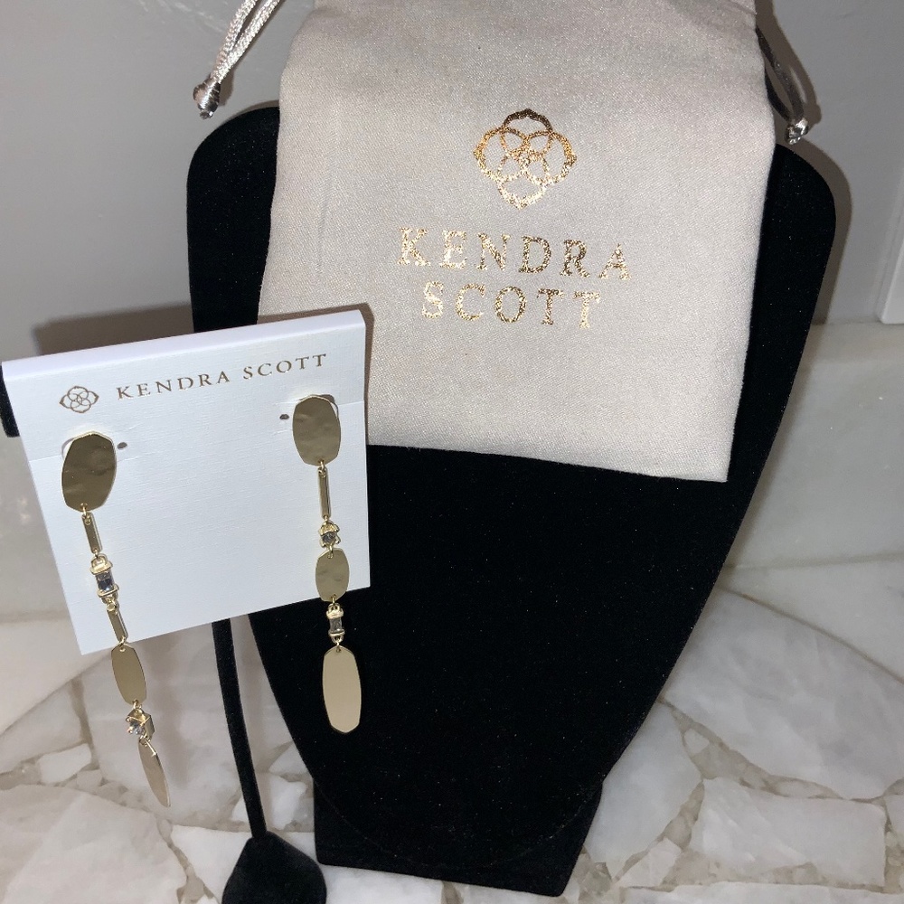 Kendra Scott Linear Earrings in Gold